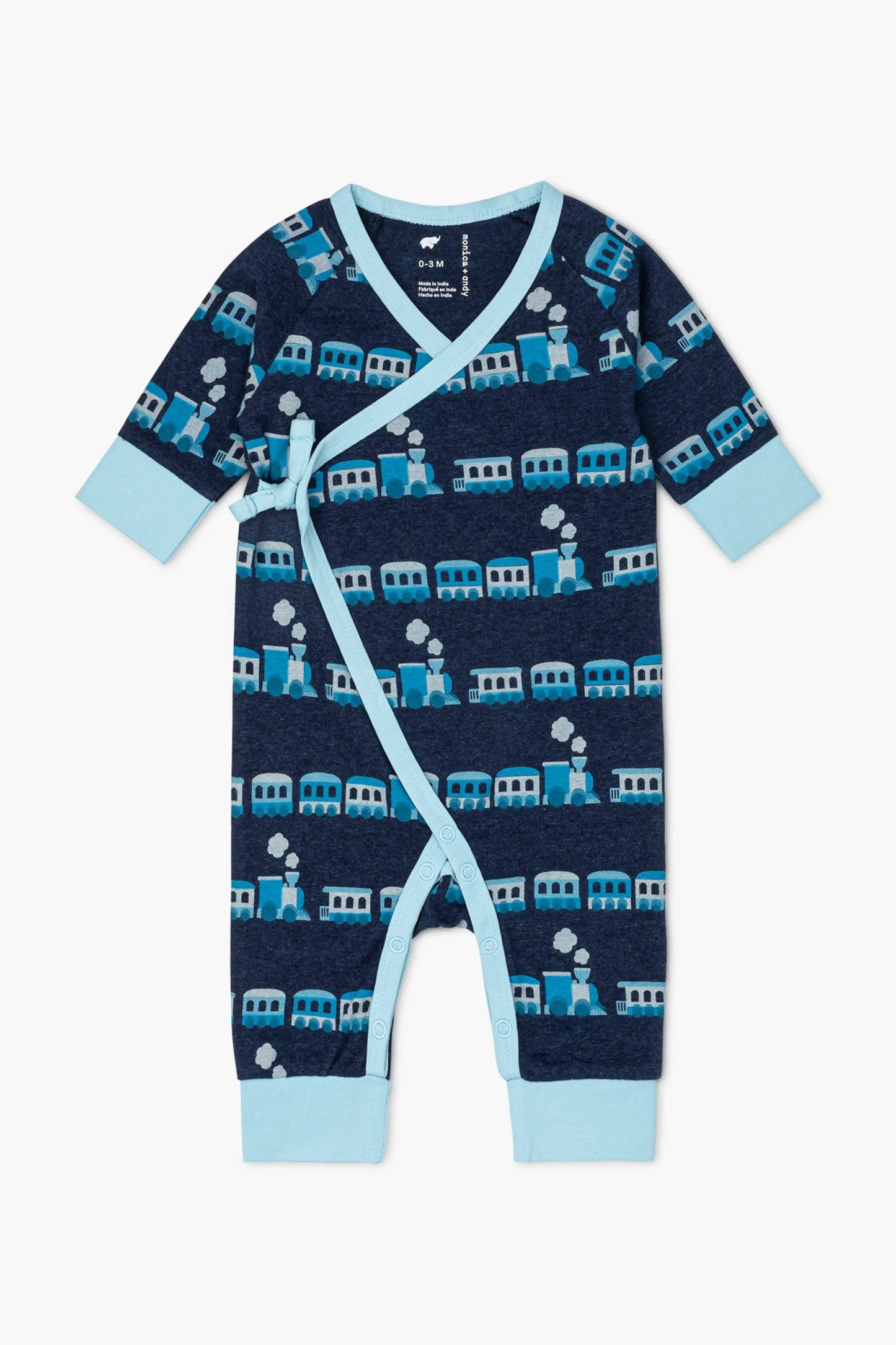 Baby Boys Blue Train Layette