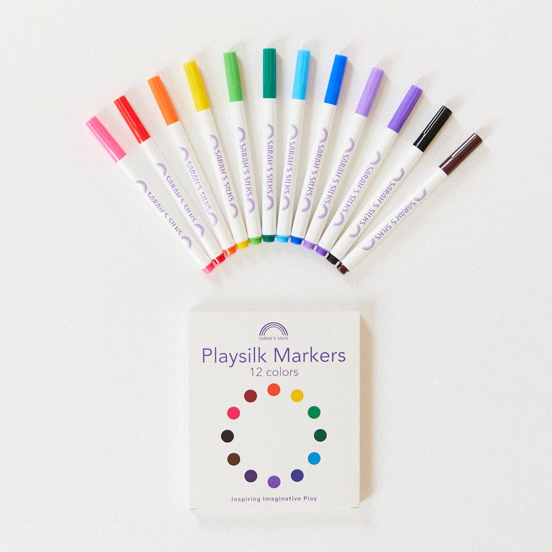 Doodle Coloring Seek & Find & Playsilk Markers