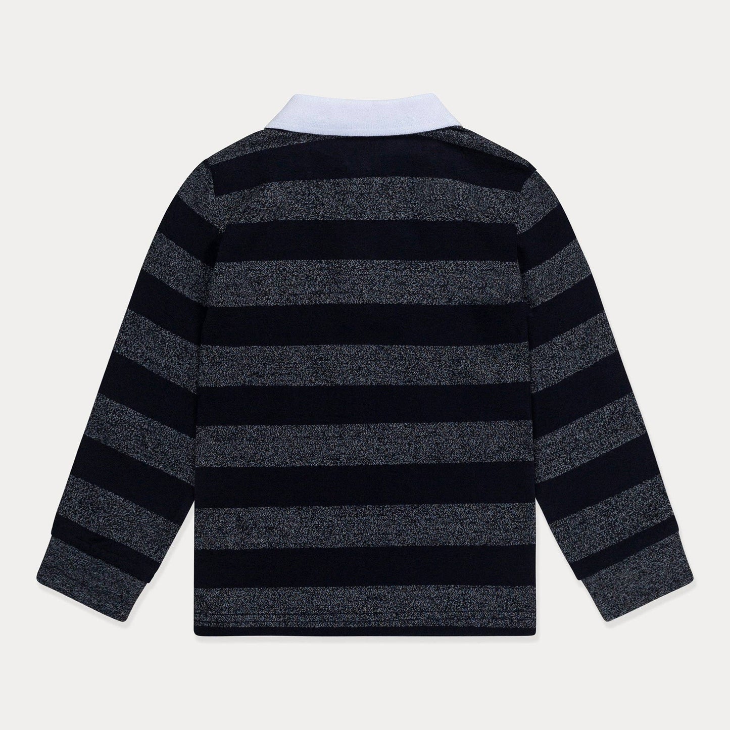 Long Sleeve Rugby Stripe Polo