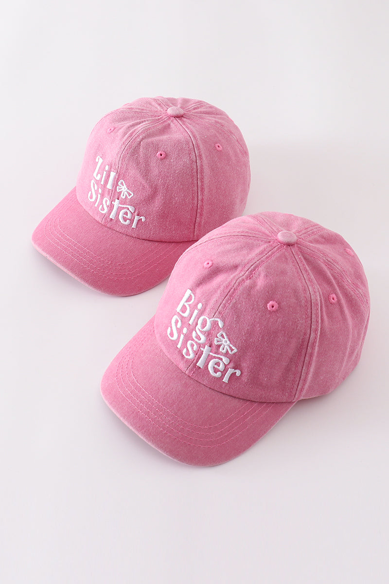 Big Sister/Little Sister Baseball Caps