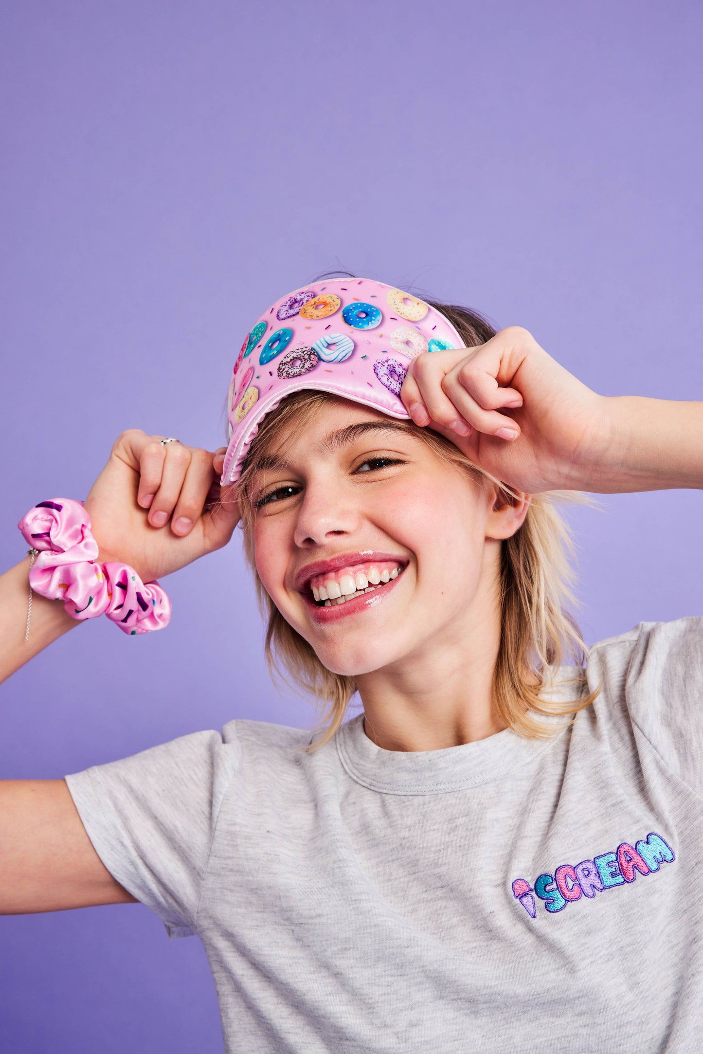 GO DO-NUTS EYE MASK & SCRUNCHIE SET