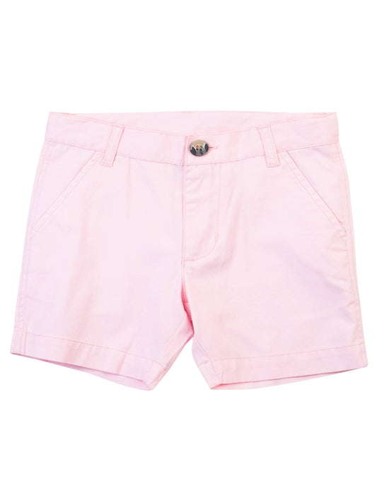 Boys Pink Stretch Chino Shorts