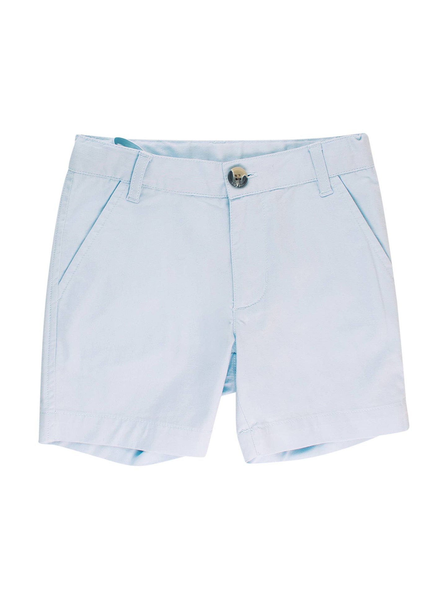 Boys Light Blue Stretch Chino Shorts