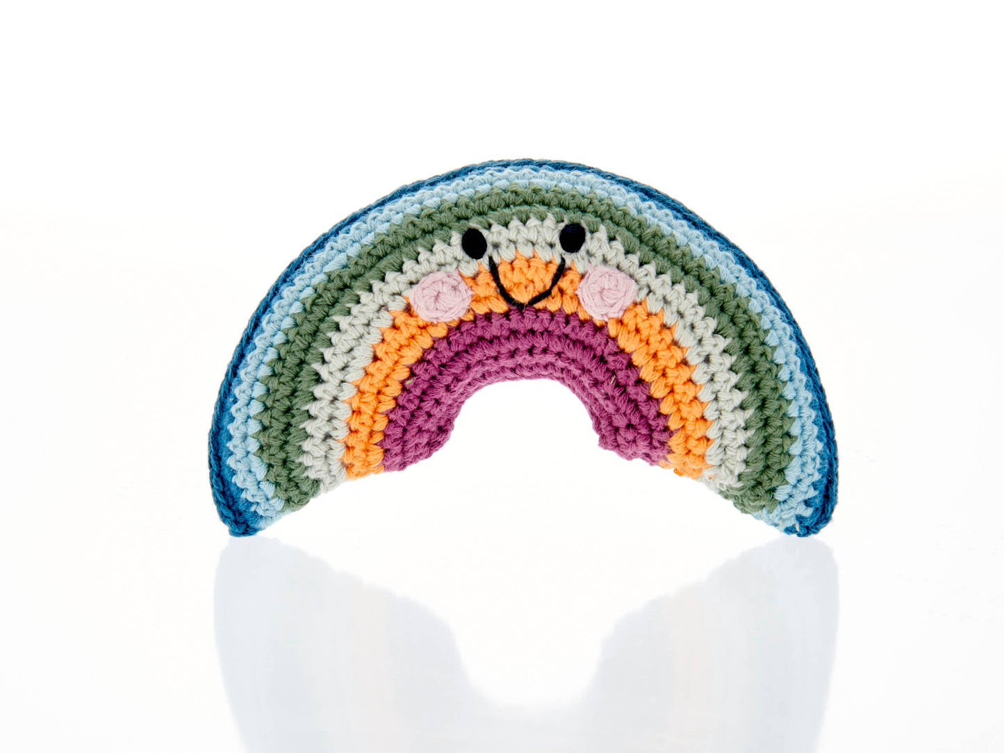 Friendly Weather Rattle - Muted Rainbow