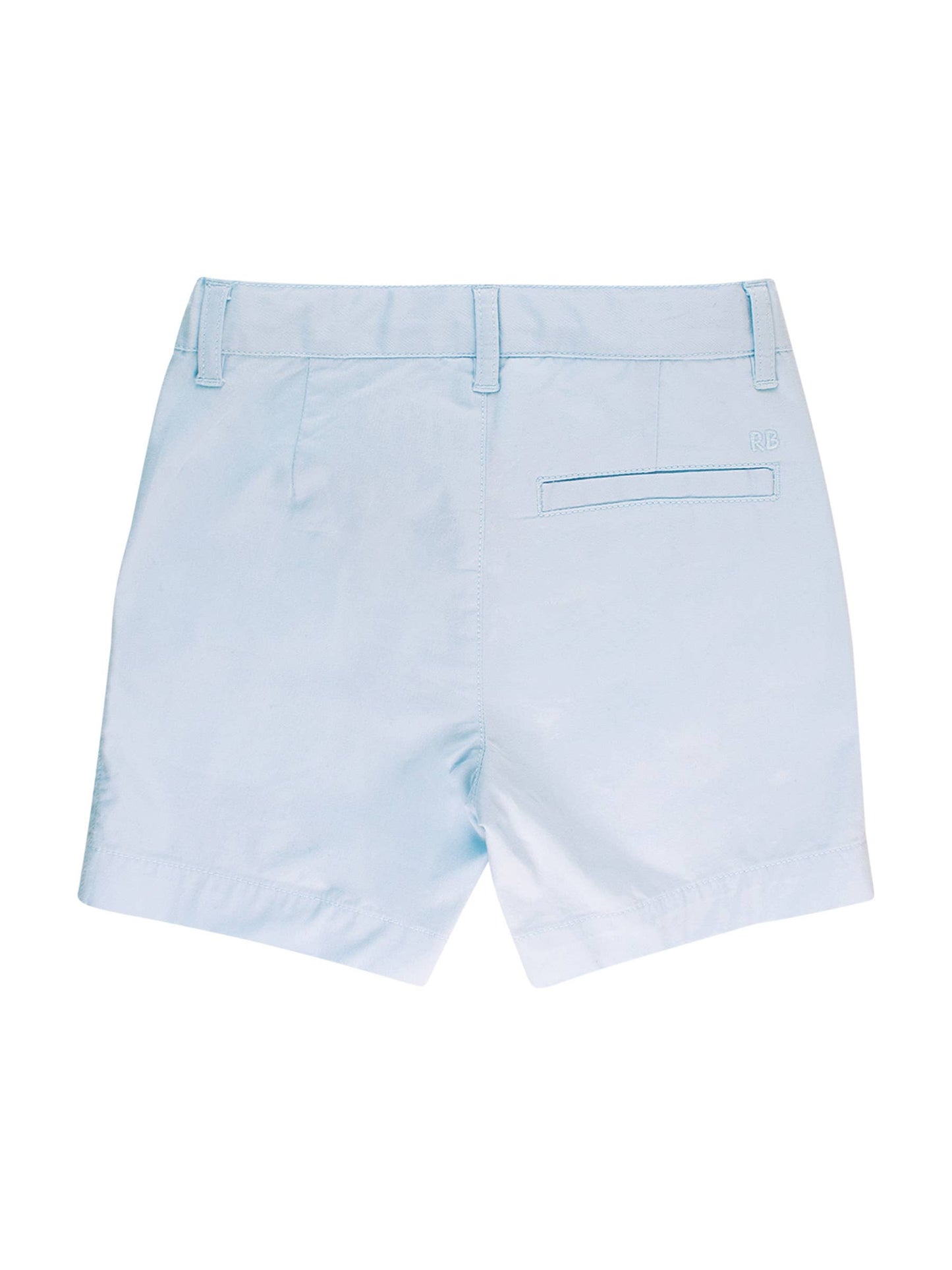 Boys Light Blue Stretch Chino Shorts