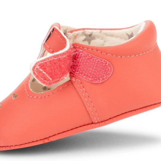 Eco Steps - Mary Jane Strawberry Pink