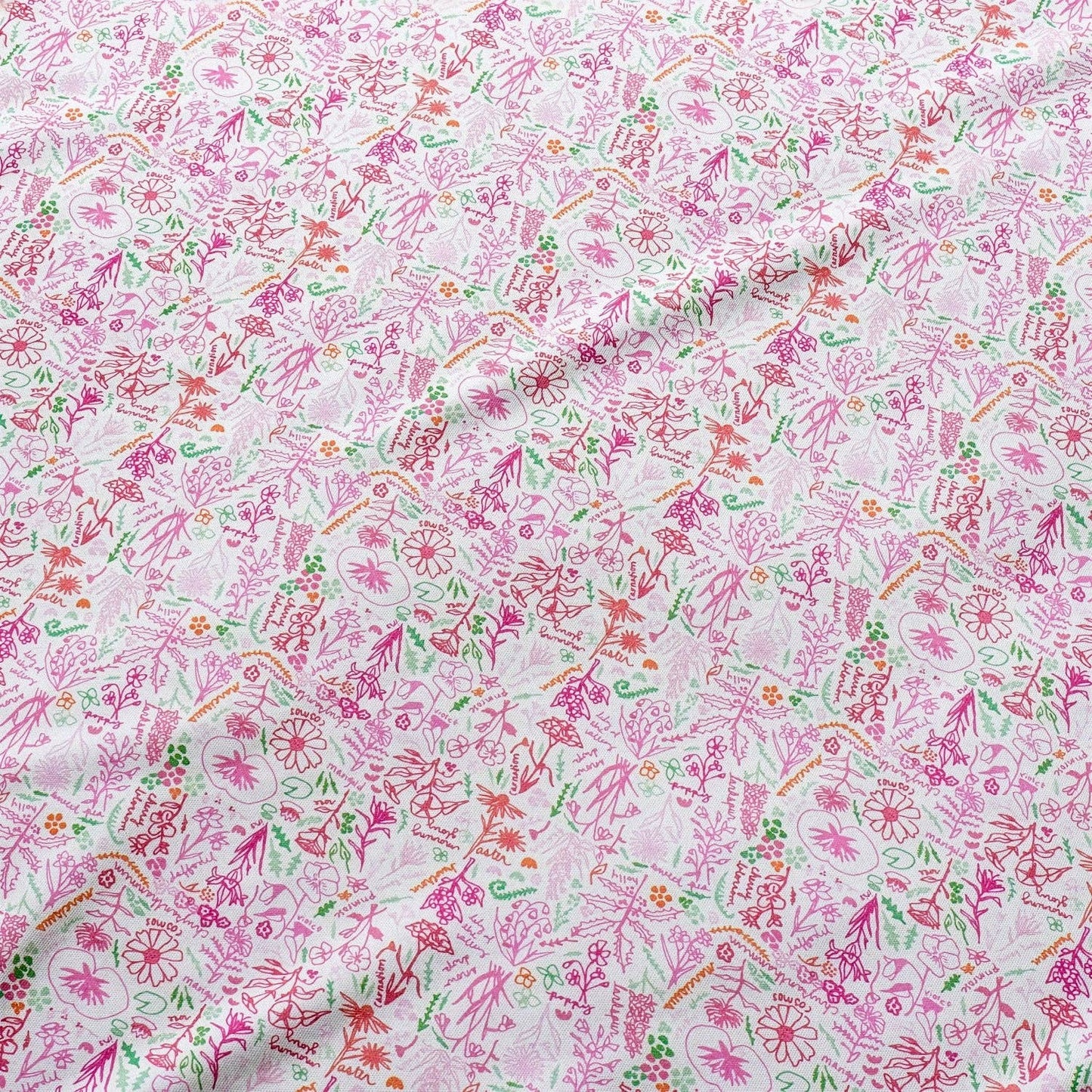 Pink Birth Flowers Ruffle Bubble