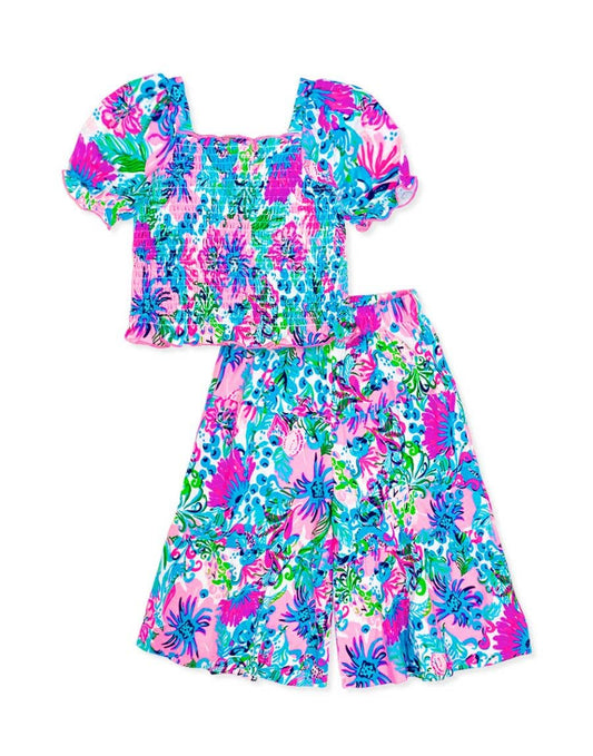 Two Piece Gaucho Pant Set- Tween