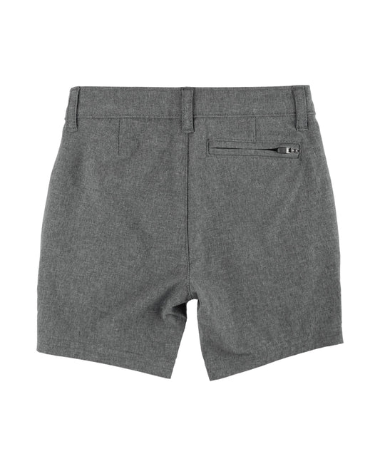 Boys Heather Harbor Gray Hybrid Shorts