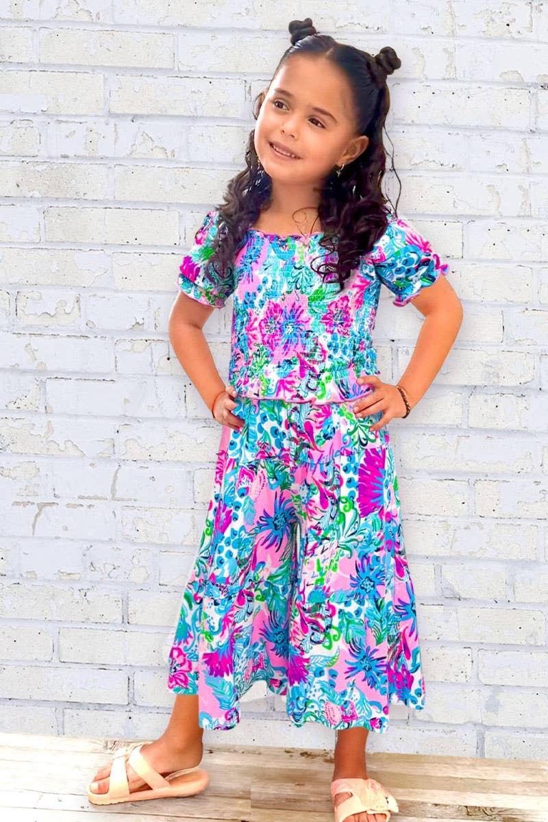 Two Piece Gaucho Pant Set- Tween
