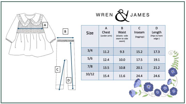 Kids Plaid Smocked Holiday Button Back Two Piece Set