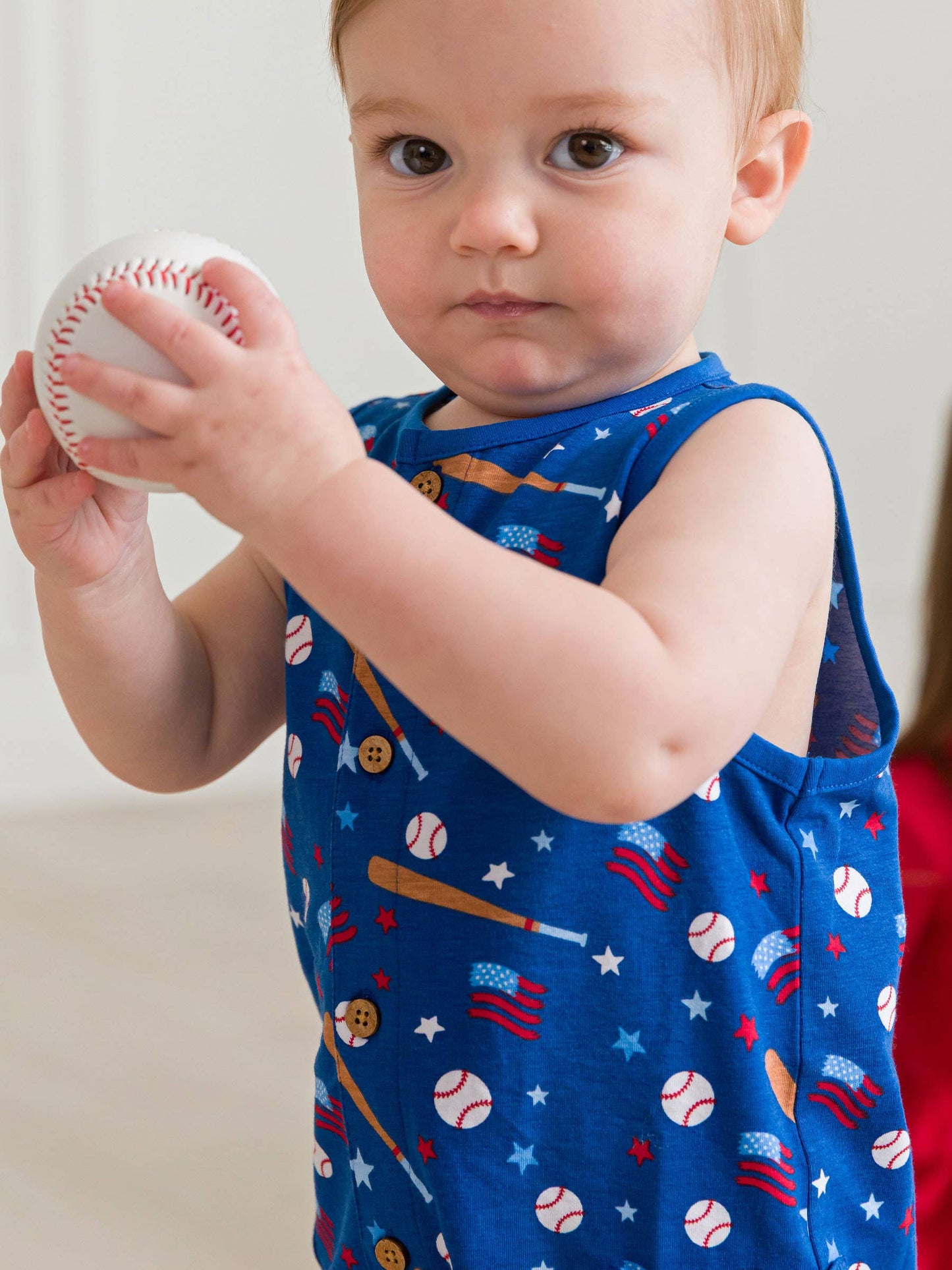 Baby Boys Play Ball Pocket Romper