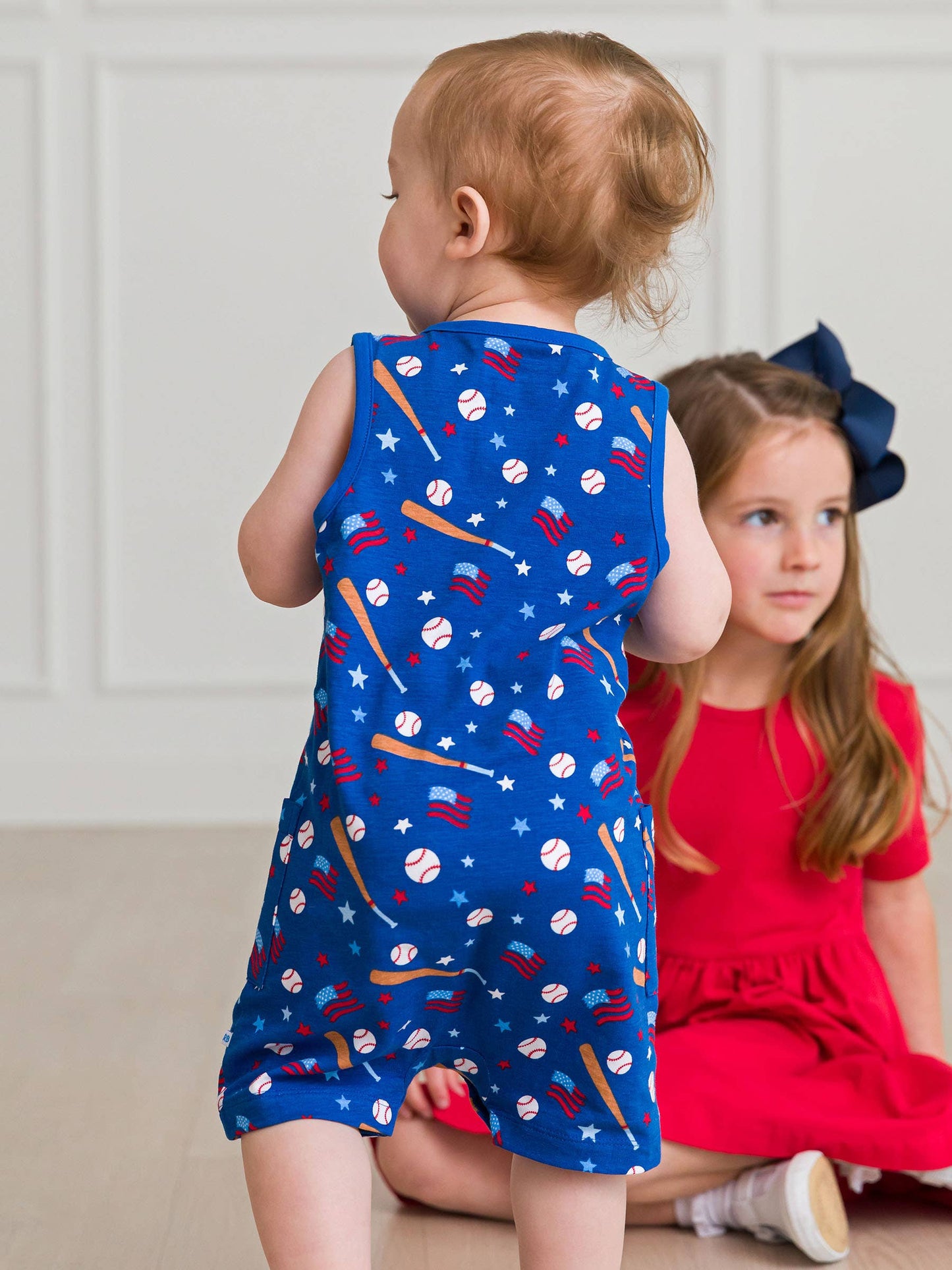 Baby Boys Play Ball Pocket Romper