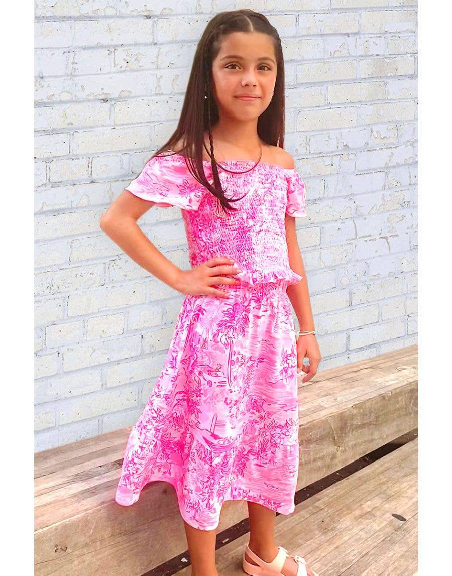 Tropical 2 Piece Skirt Set