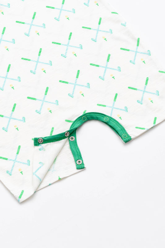 Golf Outing Shorty Romper