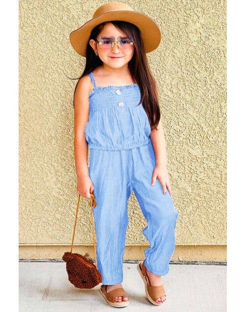 2 Piece Chambray Pant Set