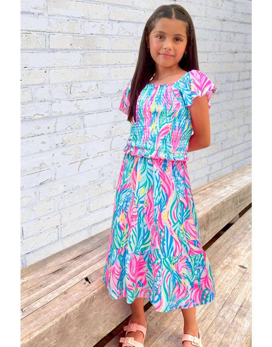 Tropical 2 Piece Skirt Set