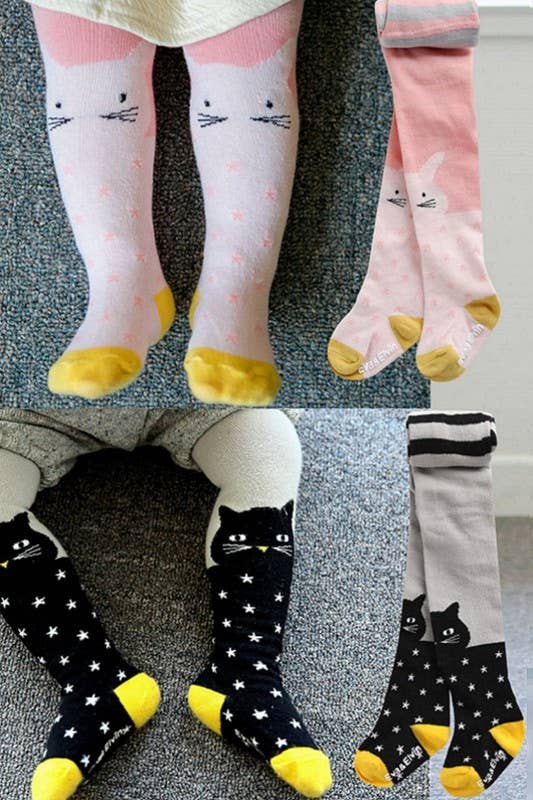 Girls Tights - Chloe Black