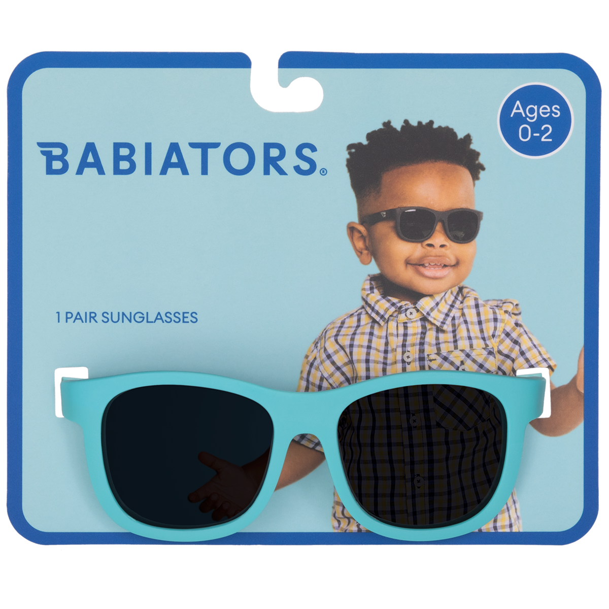 Turquoise Navigator Kids Sunglasses