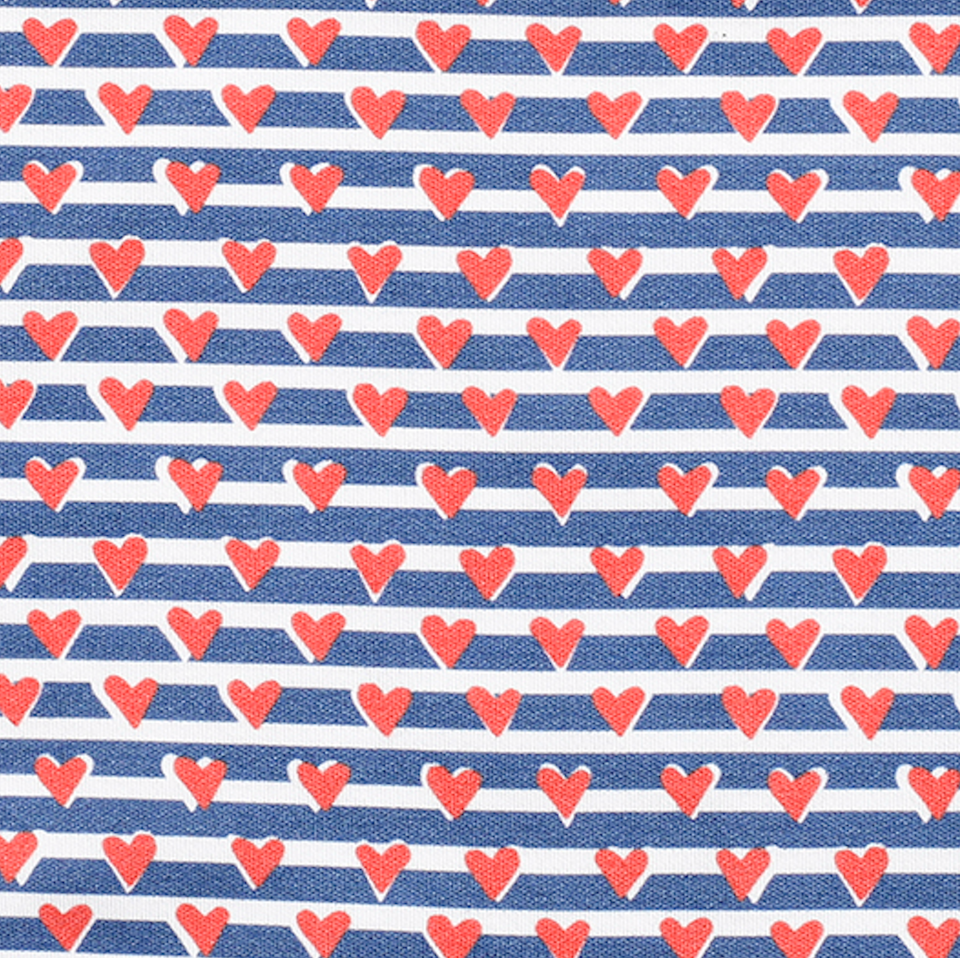 Sailor Hearts Zip Baby Onesie