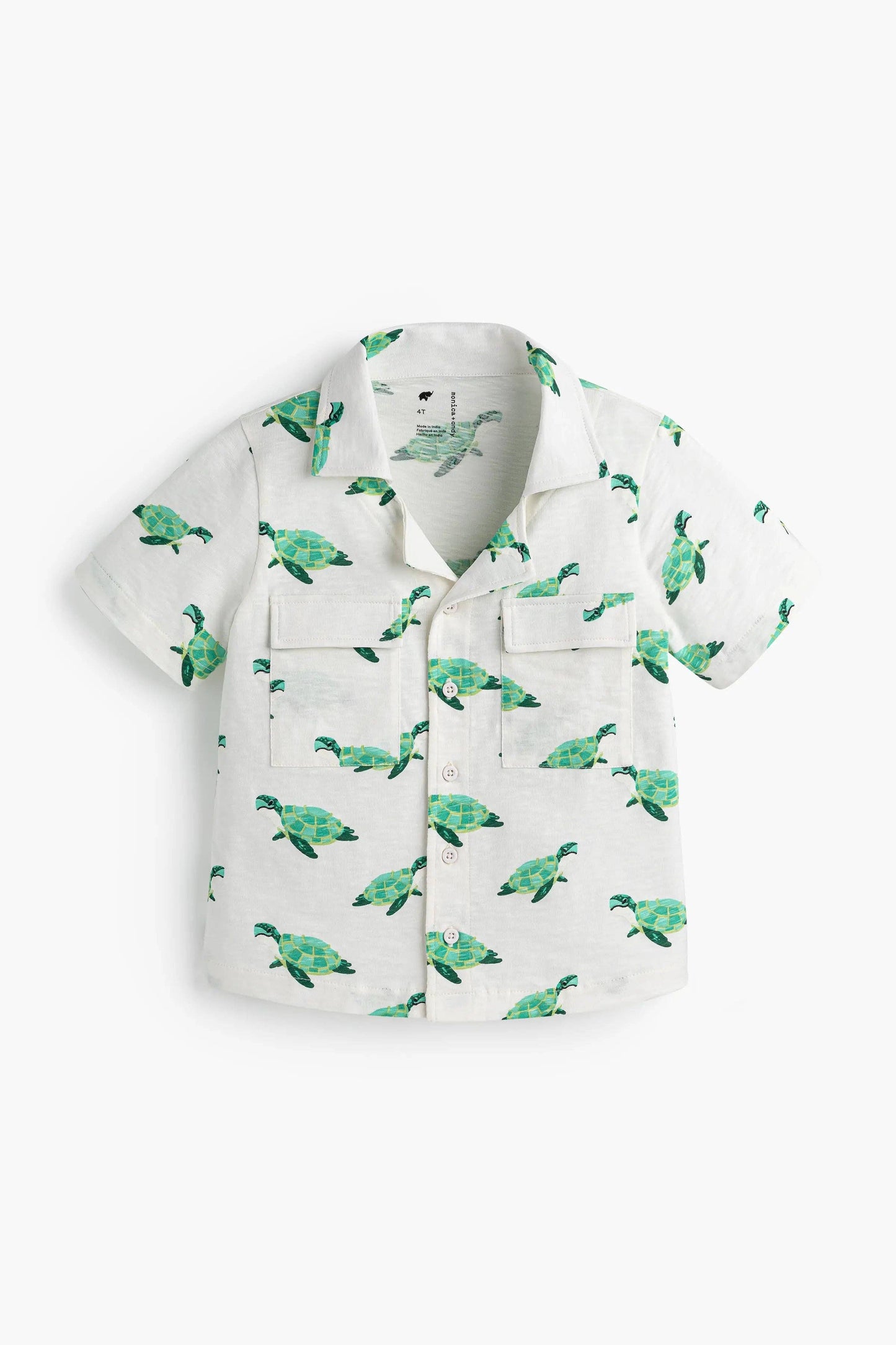 Toddler + Kid Camp Shirt- Sea Turtles