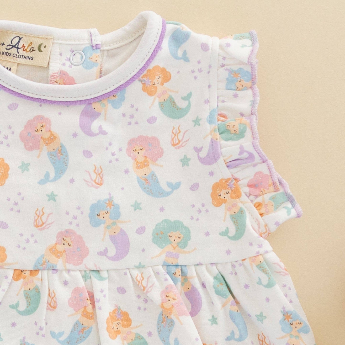 Sirena Ruffle Diaper Cover Set by Luna & Arlo