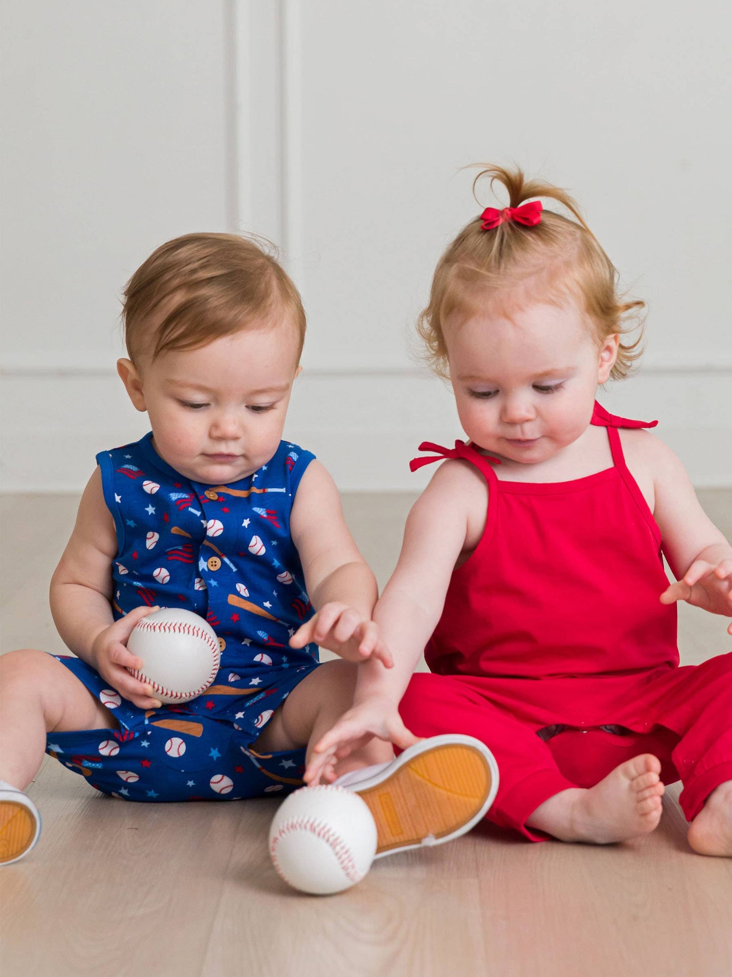 Baby Boys Play Ball Pocket Romper