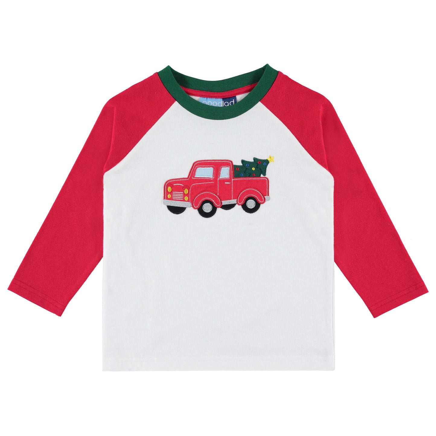 Christmas Truck Baseball Tee