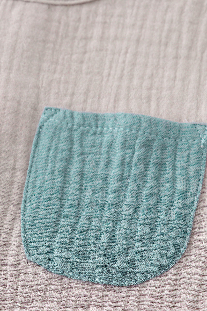 Premium Muslin Boy's Short Set
