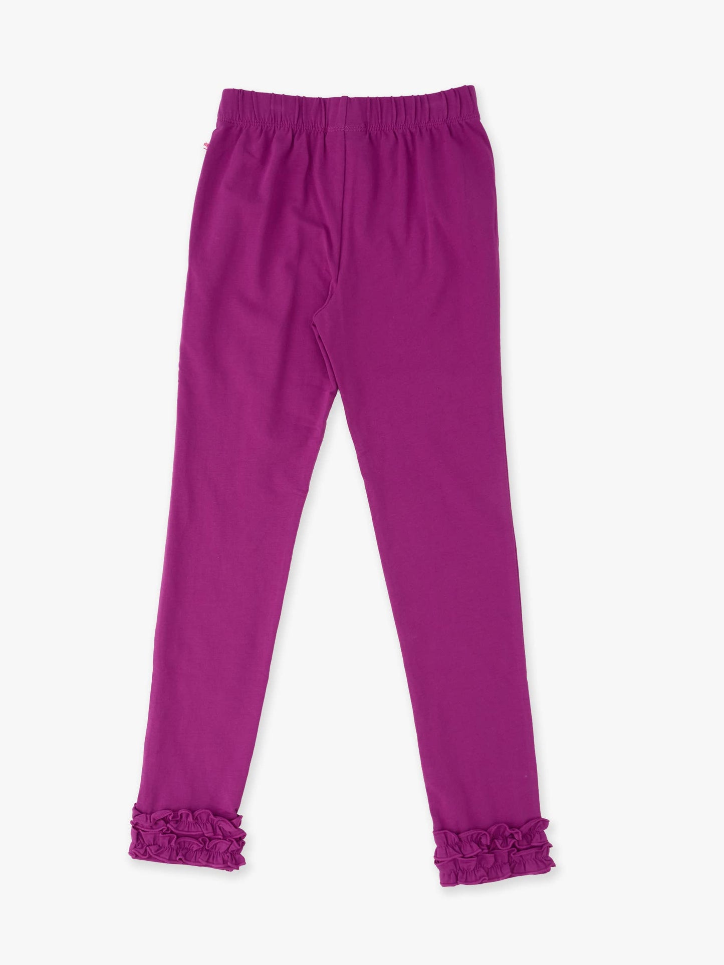 Girls Plum Tart Classic Ruffle Leggings