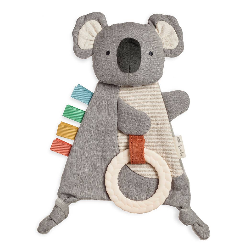 Bitzy Crinkle™ Dino Sensory Toy with Teether