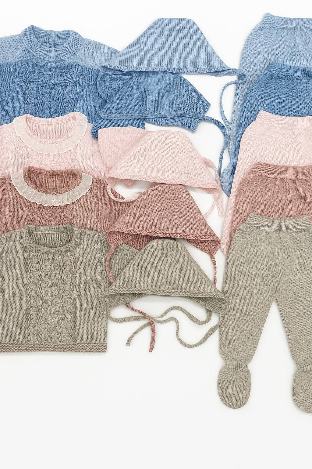3-PIECE BABY KNIT SET