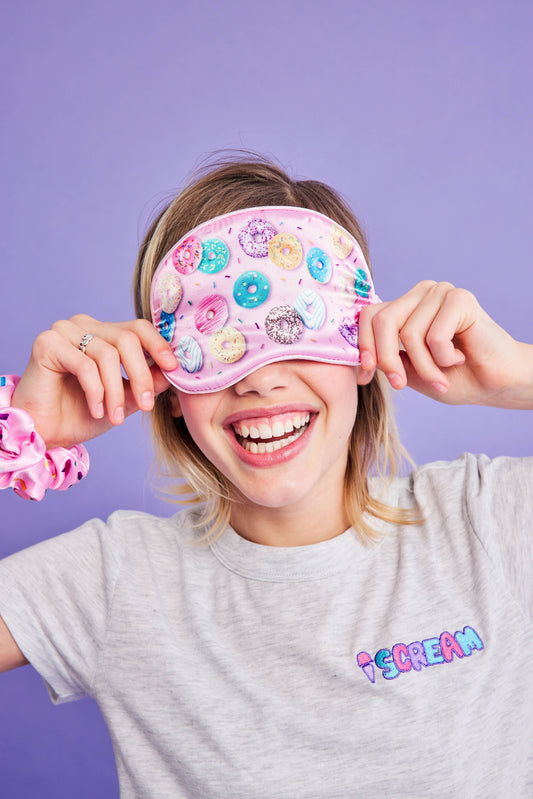 GO DO-NUTS EYE MASK & SCRUNCHIE SET