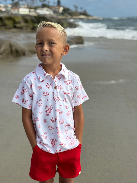 Starboard Printed Polo- Sealife