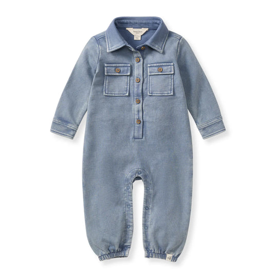 Acid Wash Infant Jumpsuit