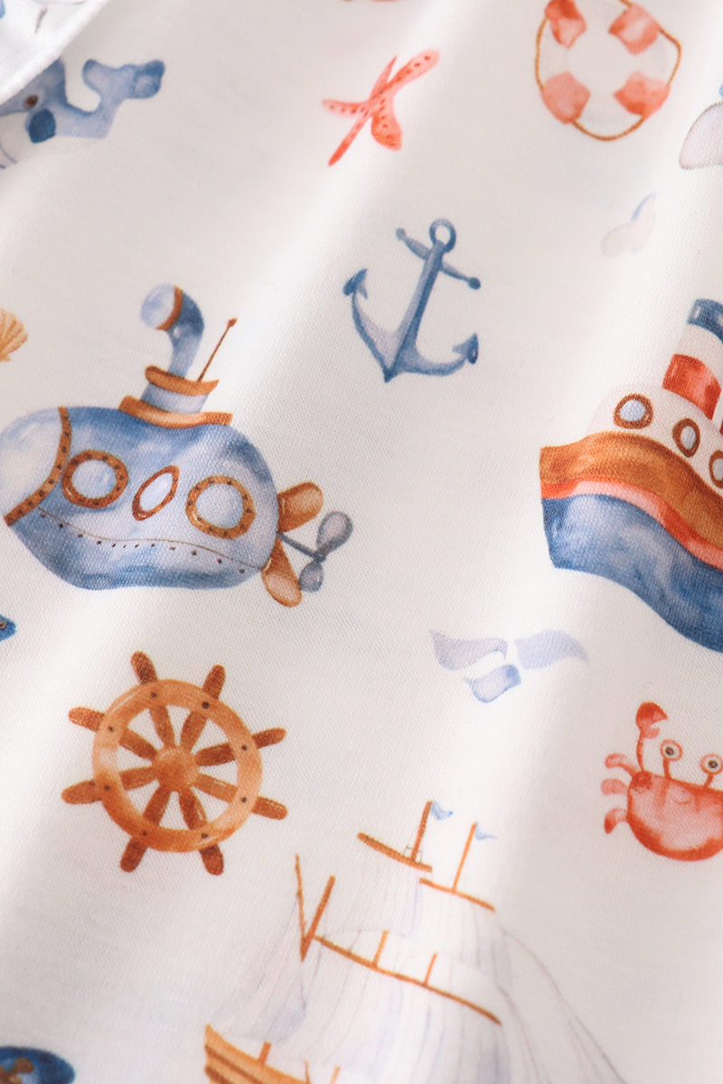 Beach Print Dress