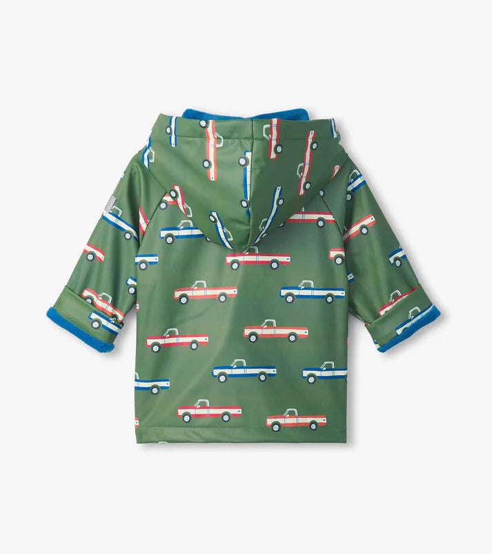 Big Trucks Snap Raincoat