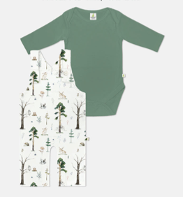 Bodysuit & Dungaree Set