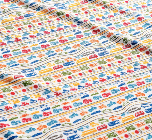 Joy Street Cars & Trucks Zip Baby Onesie