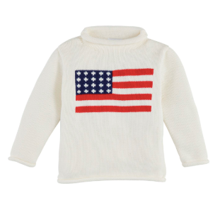 Flag Roll Neck Sweater