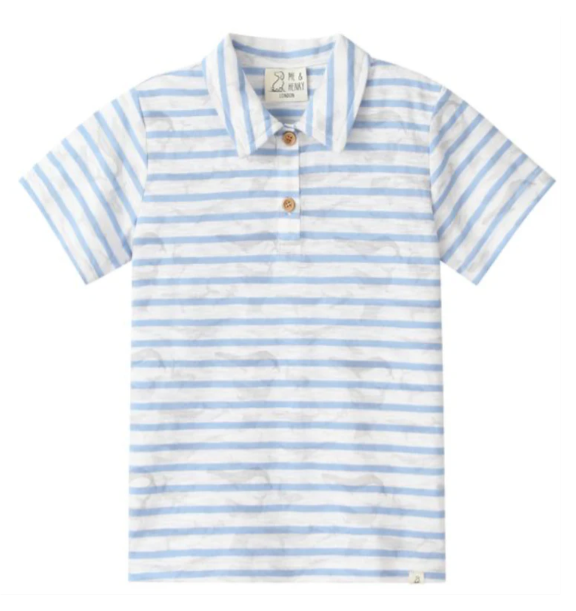 Starboard Printed Polo- Whale Stripe
