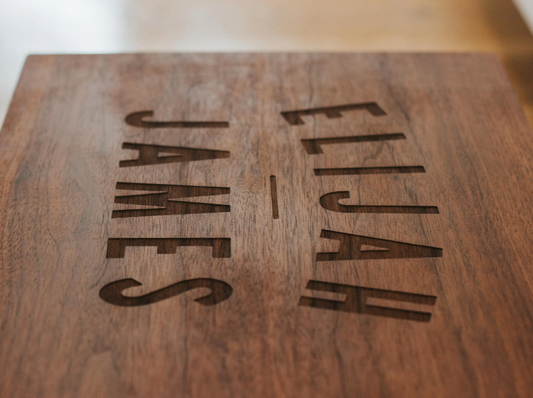Personalized Children's Step Stool • Custom Engraved Wooden Stool • Custom Name Stool for Kids • Solid Walnut Wood • Montessori • USA Made