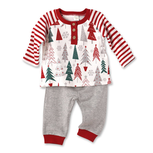 Christmas Baby & Toddler Top & Bottom Set