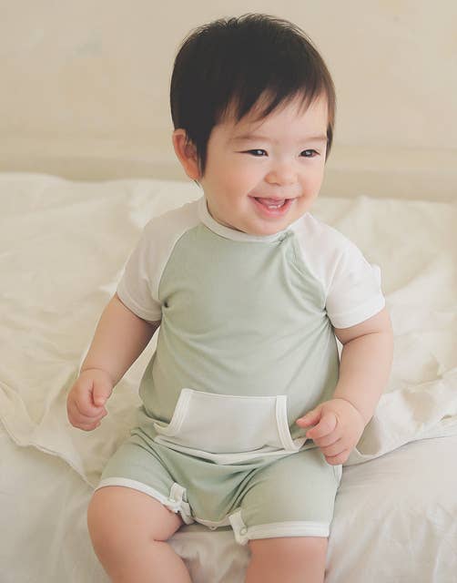Bamboo Smile Baby Romper
