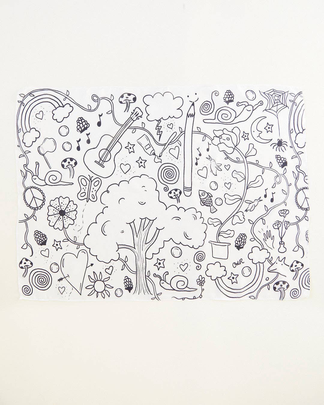 Doodle Coloring Seek & Find & Playsilk Markers