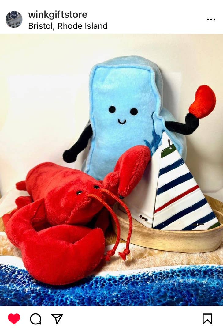 Rhode Island State Plush Doll