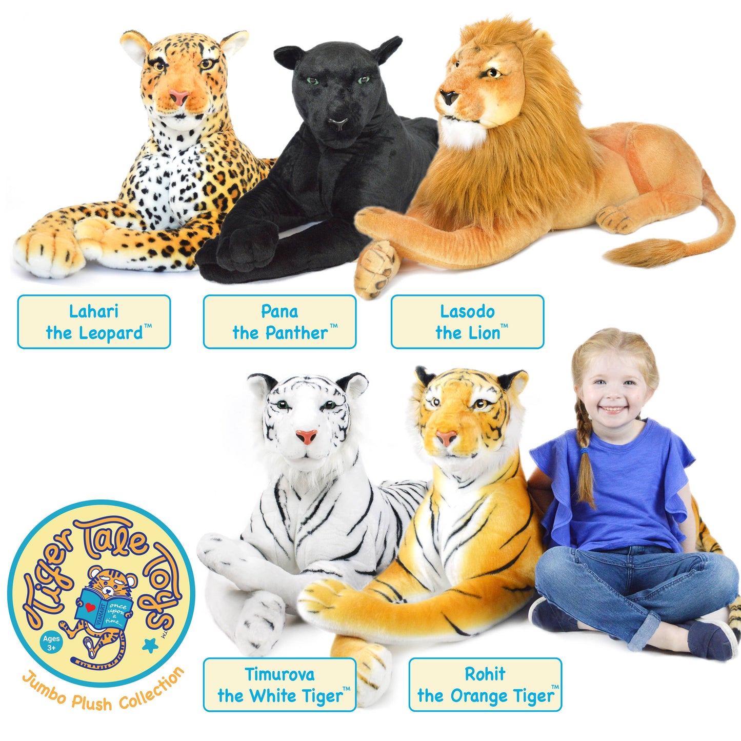 Lasodo The Lion | 39 Inch Stuffed Animal Plush