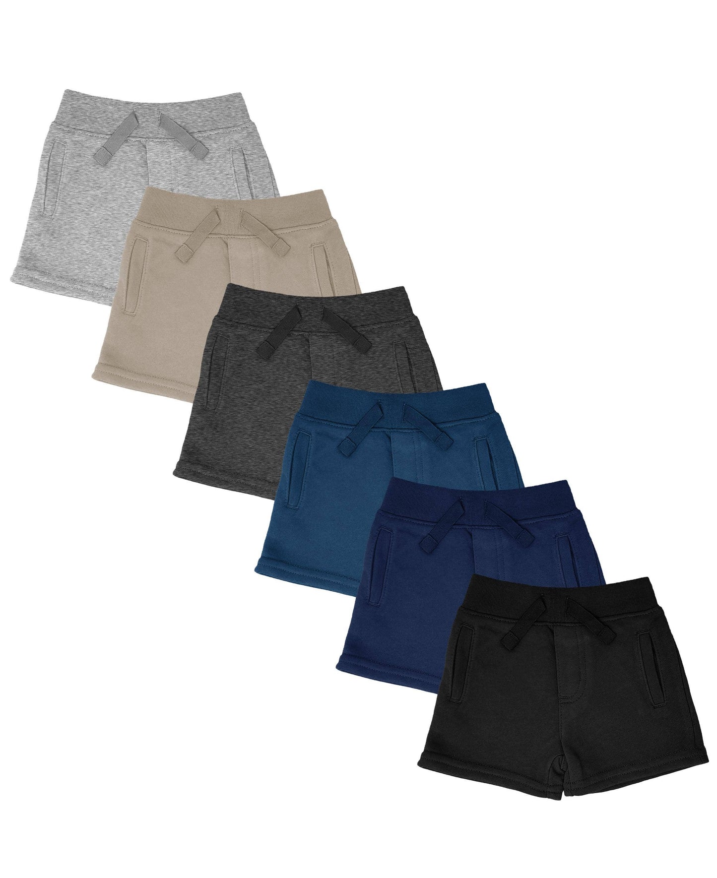 French Terry Cotton Shorts