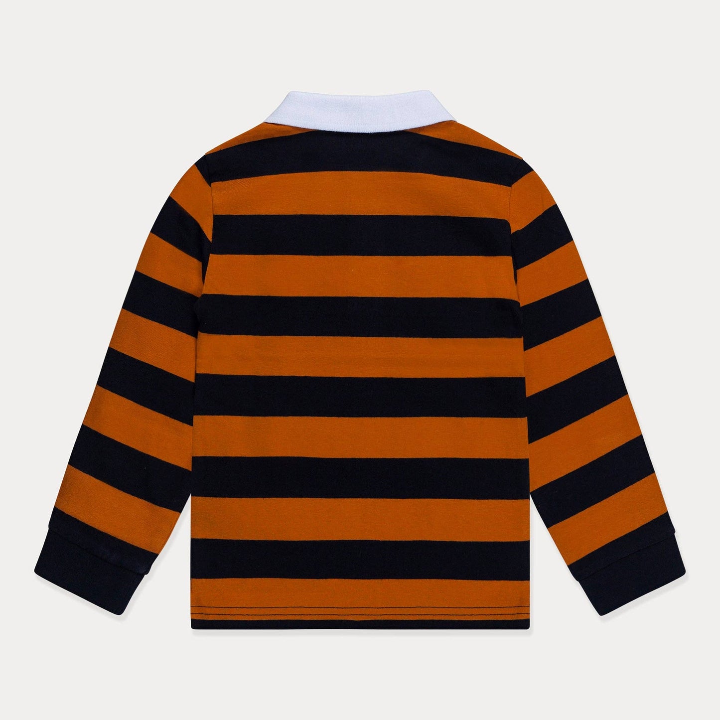 Long Sleeve Rugby Stripe Polo