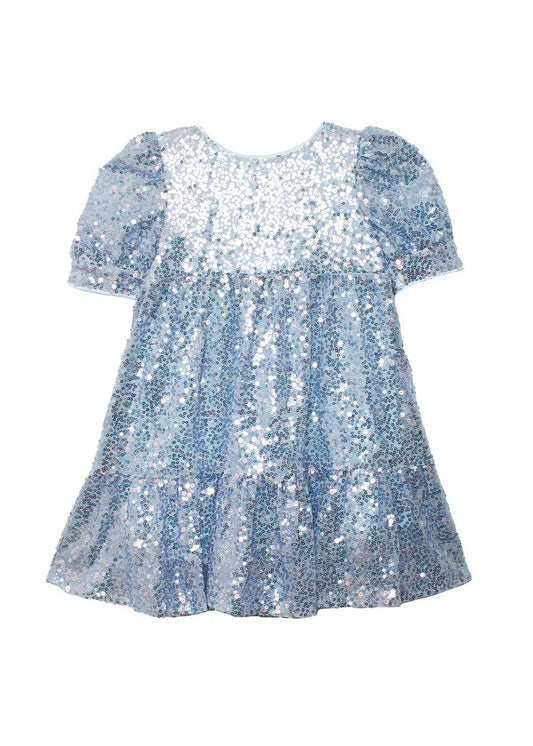 Starry Blue Glitter Dress